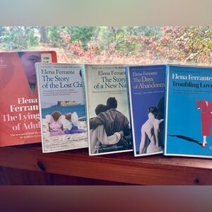 Elena Ferrante Book Set, 1 Hardcover, 4 Paperbacks